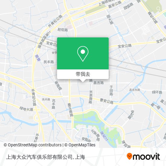 上海大众汽车俱乐部有限公司地图