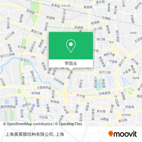 上海展冀膜结构有限公司地图