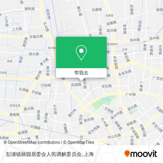 彭浦镇丽园居委会人民调解委员会地图