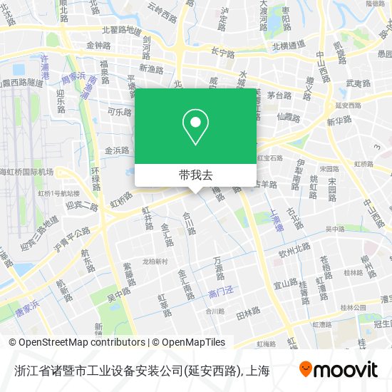 浙江省诸暨市工业设备安装公司(延安西路)地图
