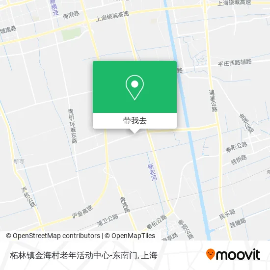 柘林镇金海村老年活动中心-东南门地图