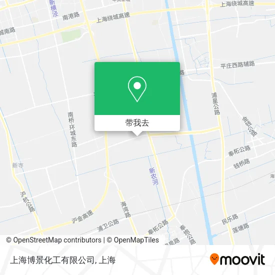 上海博景化工有限公司地图