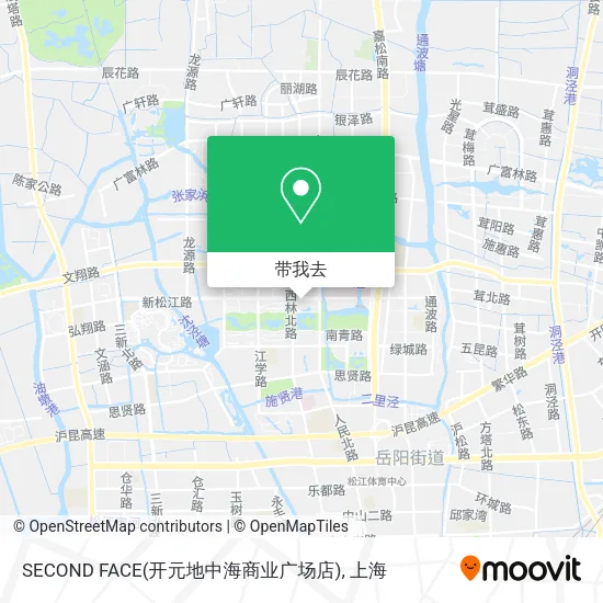 SECOND FACE(开元地中海商业广场店)地图