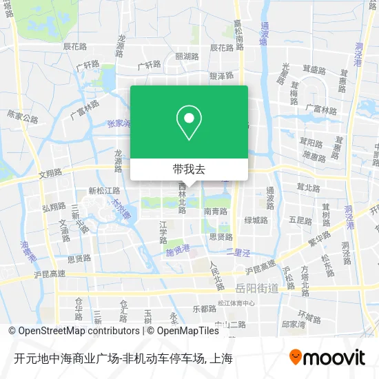 开元地中海商业广场-非机动车停车场地图