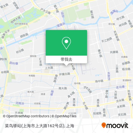 菜鸟驿站(上海市上大路162号店)地图