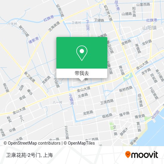卫康花苑-2号门地图