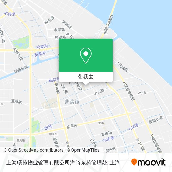 上海畅苑物业管理有限公司海尚东苑管理处地图