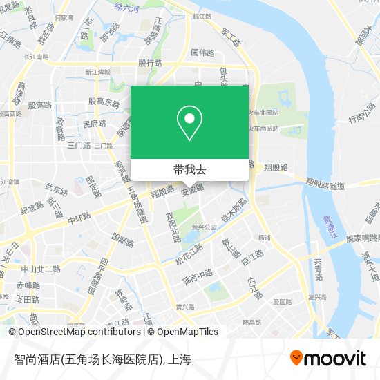 智尚酒店(五角场长海医院店)地图