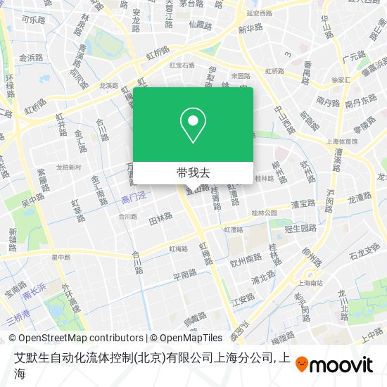 艾默生自动化流体控制(北京)有限公司上海分公司地图