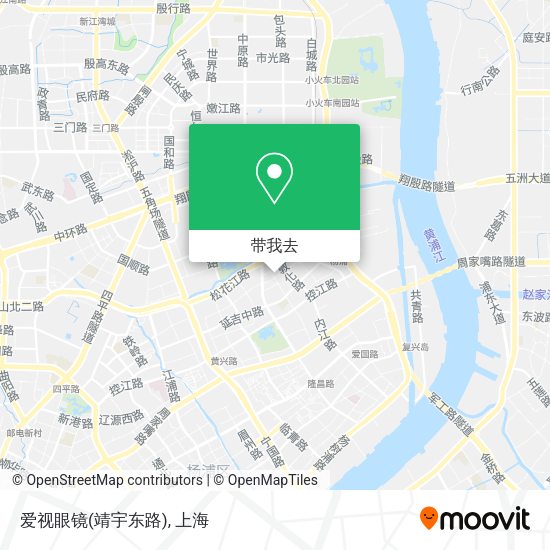 爱视眼镜(靖宇东路)地图