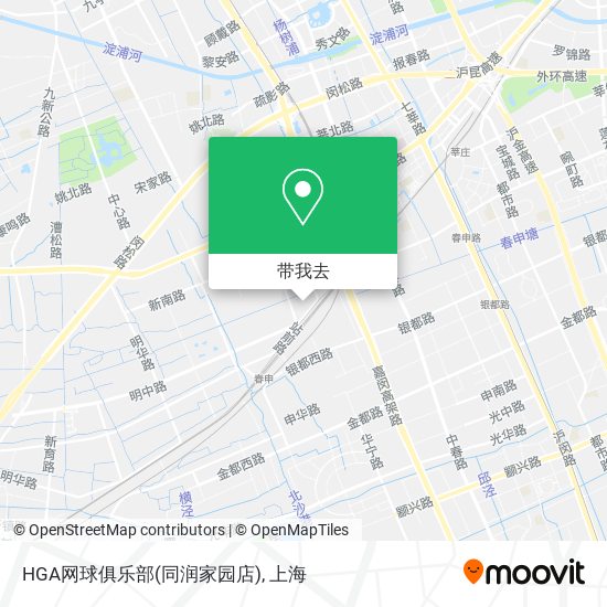 HGA网球俱乐部(同润家园店)地图