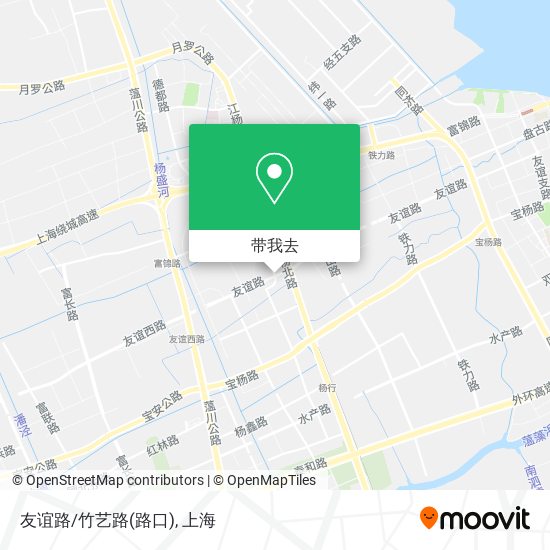 友谊路/竹艺路(路口)地图