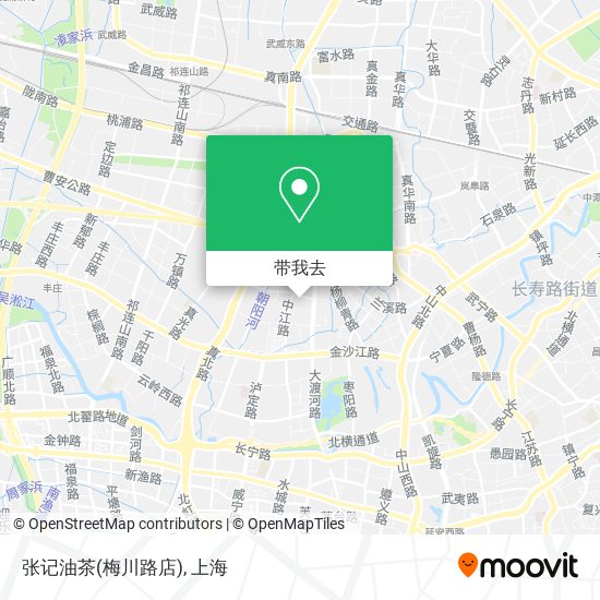 张记油茶(梅川路店)地图