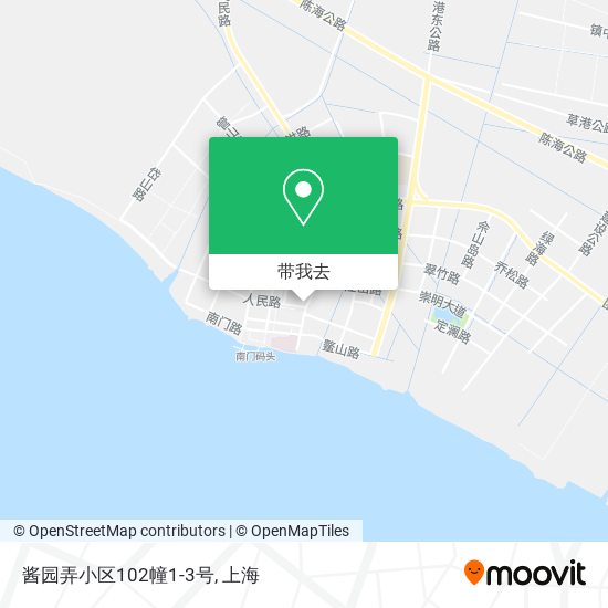 酱园弄小区102幢1-3号地图