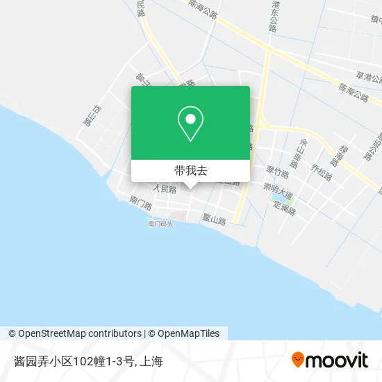 酱园弄小区102幢1-3号地图