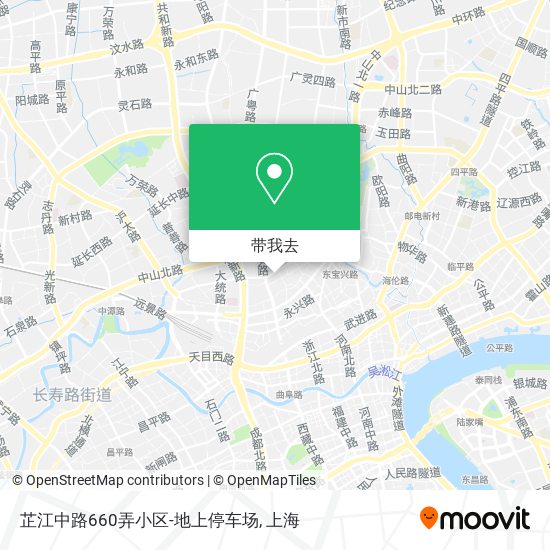 芷江中路660弄小区-地上停车场地图