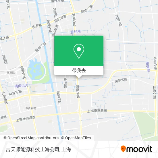 吉天师能源科技上海公司地图