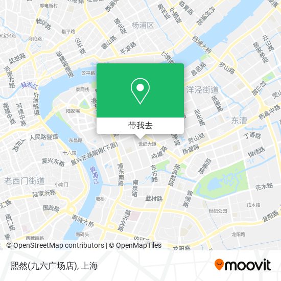 熙然(九六广场店)地图