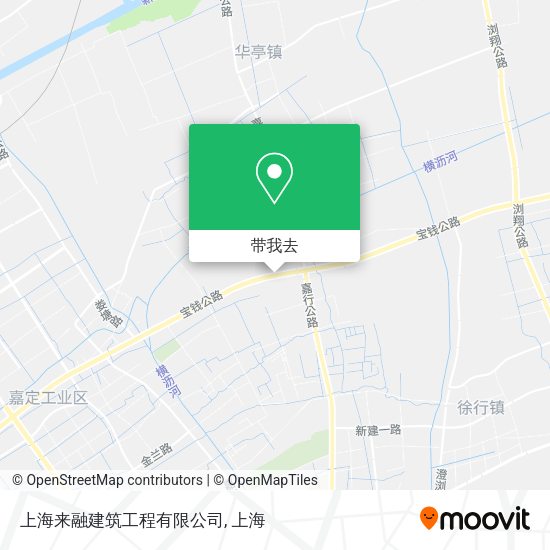 上海来融建筑工程有限公司地图