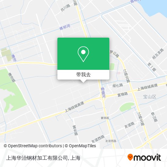 上海华治钢材加工有限公司地图