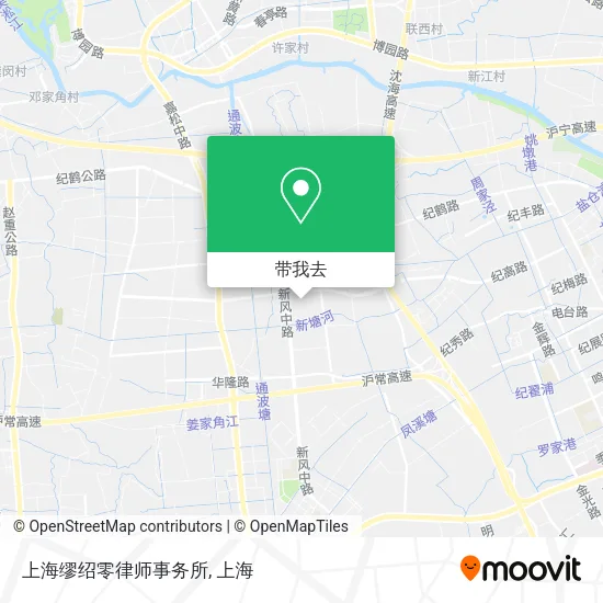 上海缪绍零律师事务所地图