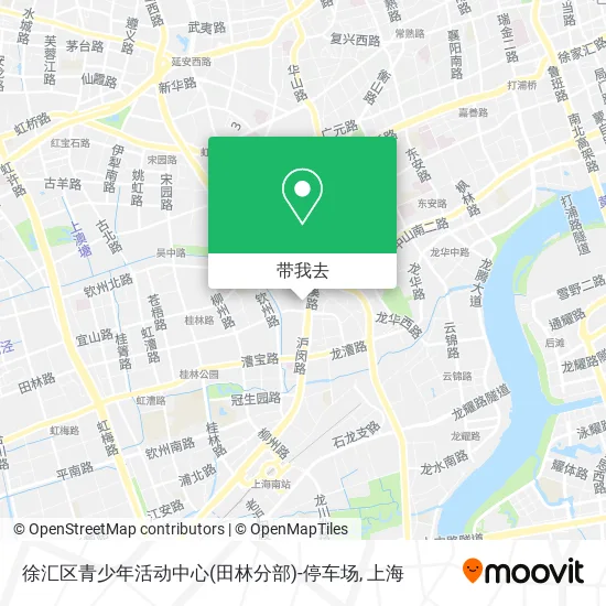 徐汇区青少年活动中心(田林分部)-停车场地图