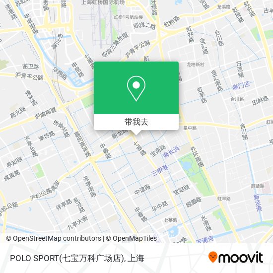 POLO SPORT(七宝万科广场店)地图
