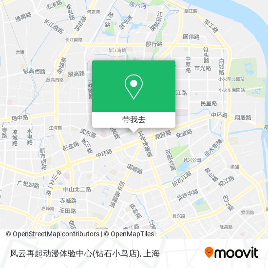 风云再起动漫体验中心(钻石小鸟店)地图