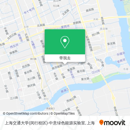 上海交通大学(闵行校区)-中意绿色能源实验室地图