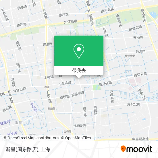 新星(周东路店)地图