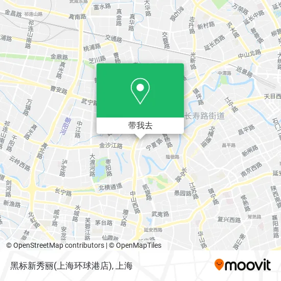黑标新秀丽(上海环球港店)地图