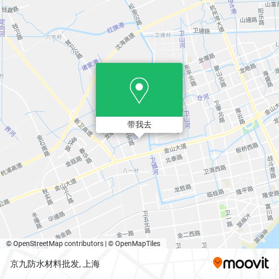 京九防水材料批发地图