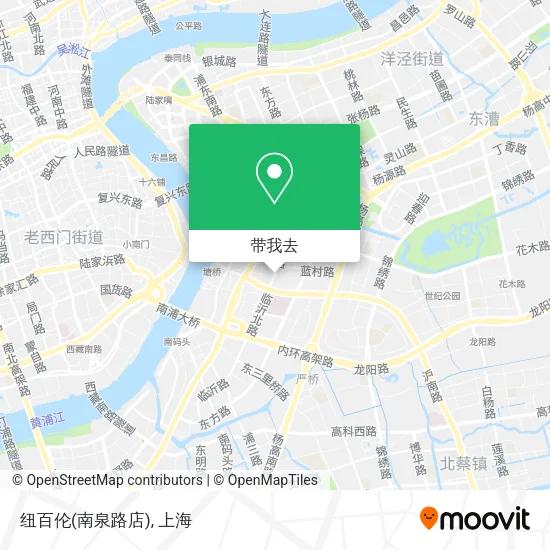 纽百伦(南泉路店)地图