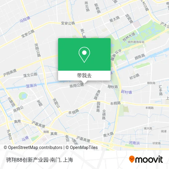 骋翔88创新产业园-南门地图