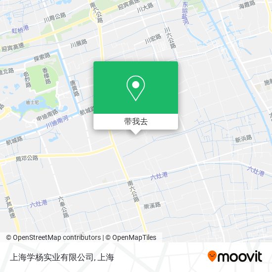 上海学杨实业有限公司地图