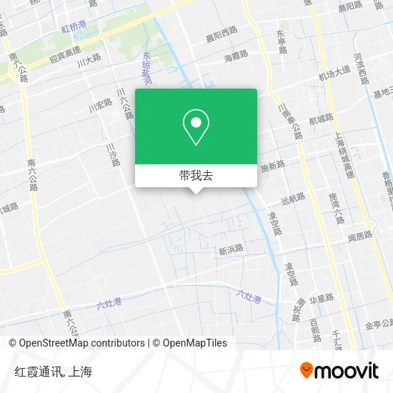红霞通讯地图