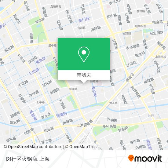 闵行区火锅店地图