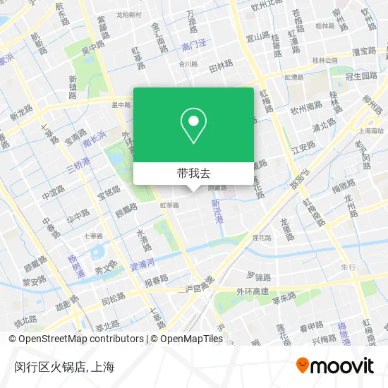 闵行区火锅店地图