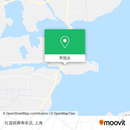 红霞殡葬寿衣店地图