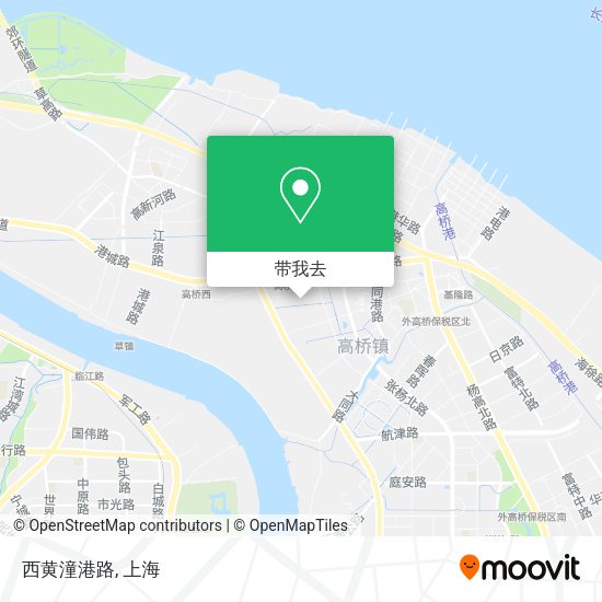 西黄潼港路地图