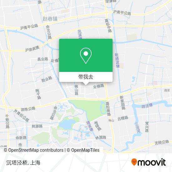 沉塔泾桥地图