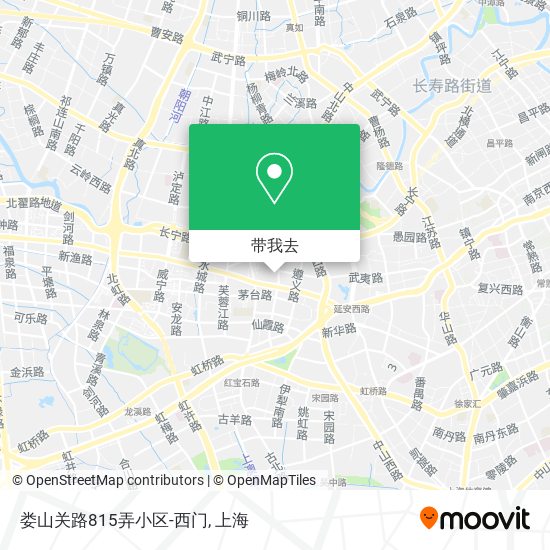 娄山关路815弄小区-西门地图