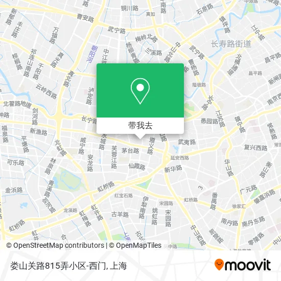 娄山关路815弄小区-西门地图