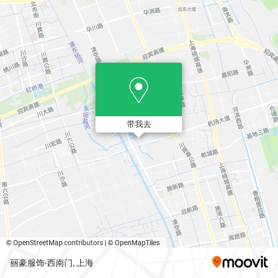 丽豪服饰-西南门地图