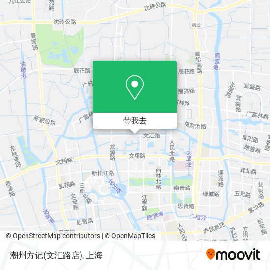 潮州方记(文汇路店)地图
