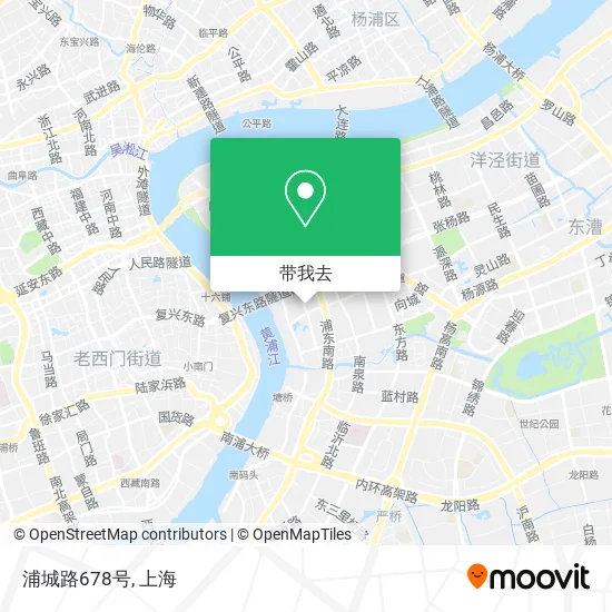 浦城路678号地图