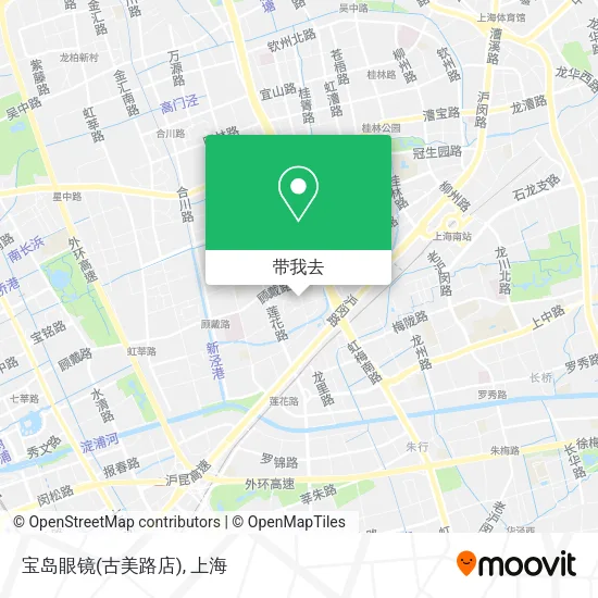 宝岛眼镜(古美路店)地图