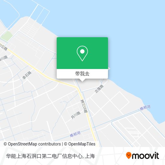 华能上海石洞口第二电厂信息中心地图