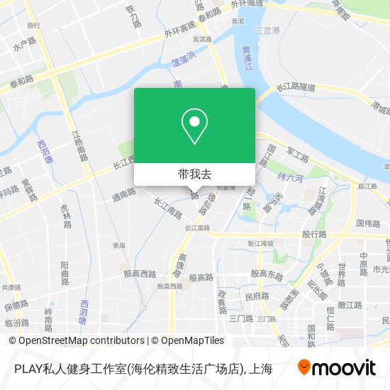 PLAY私人健身工作室(海伦精致生活广场店)地图