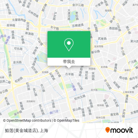 鮨莲(黄金城道店)地图